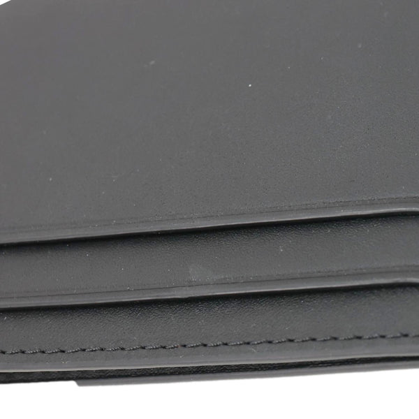 BURBERRY Leather Card Holder Black