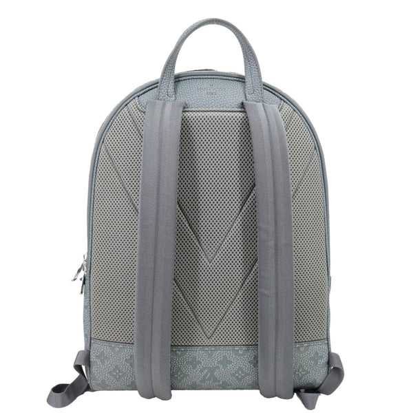 LOUIS VUITTON Climbing Ellipse Monogram Taurillon Leather Backpack Granite Gray