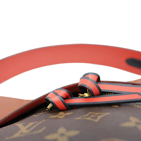 LOUIS VUITTON Tuileries Besace Monogram Canvas Hobo Bag Brown