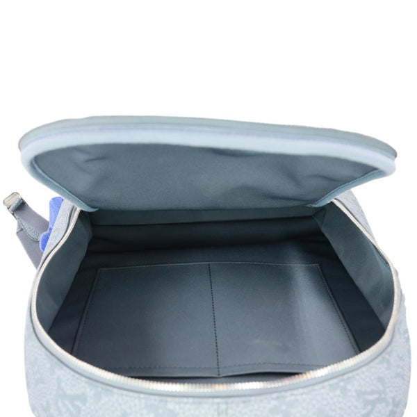 LOUIS VUITTON Climbing Ellipse Monogram Taurillon Leather Backpack Granite Gray