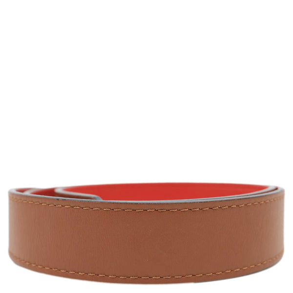 LOUIS VUITTON Leather Strap Brown