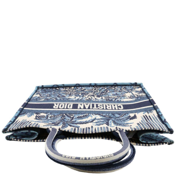 CHRISTIAN DIOR Book Large Dioriviera Toile De Jouy Tote Bag Blue