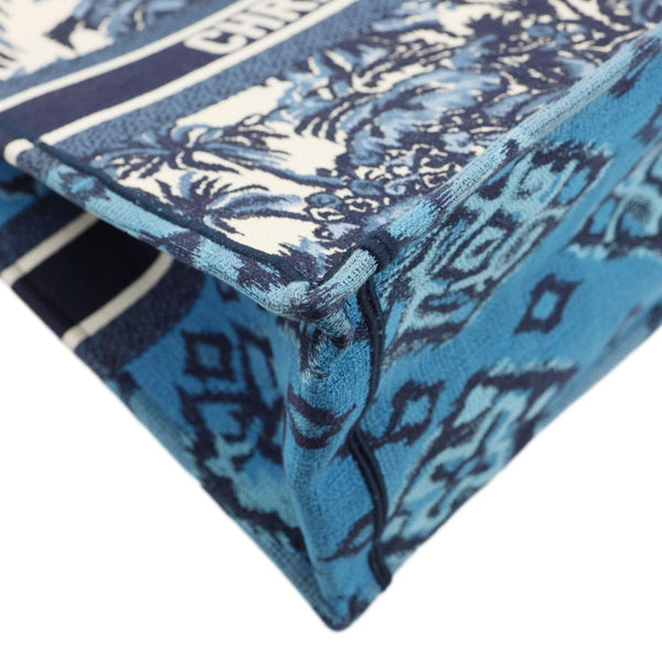 CHRISTIAN DIOR Book Large Dioriviera Toile De Jouy Tote Bag Blue
