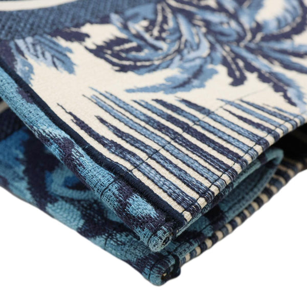 CHRISTIAN DIOR Book Large Dioriviera Toile De Jouy Tote Bag Blue