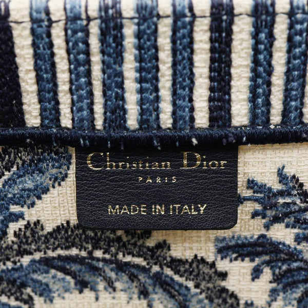 CHRISTIAN DIOR Book Large Dioriviera Toile De Jouy Tote Bag Blue
