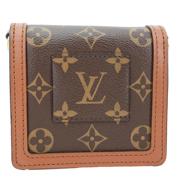LOUIS VUITTON Dauphine Micro Monogram Reverse Canvas Crossbody Bag Brown