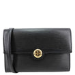 LOUIS VUITTON Arche Pochette Epi Leather Shoulder Bag Black