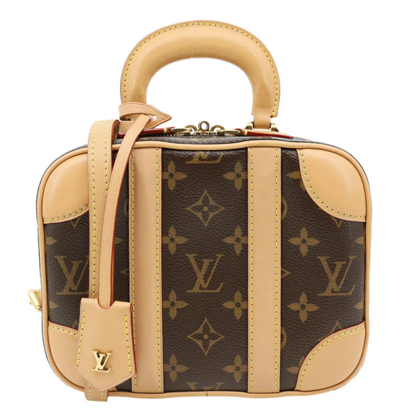 LOUIS VUITTON Valisette BB Monogram Canvas Shoulder Bag Brown