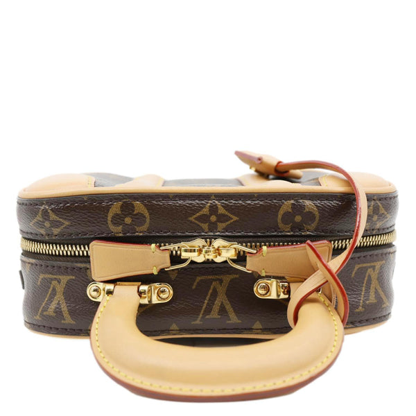 LOUIS VUITTON Valisette BB Monogram Canvas Shoulder Bag Brown