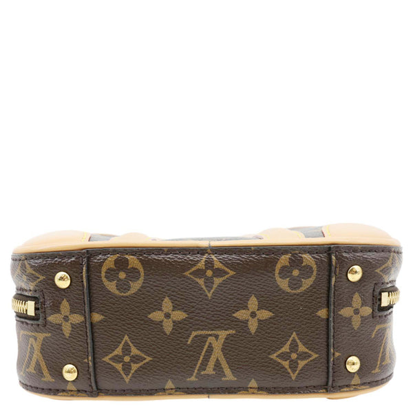 LOUIS VUITTON Valisette BB Monogram Canvas Shoulder Bag Brown