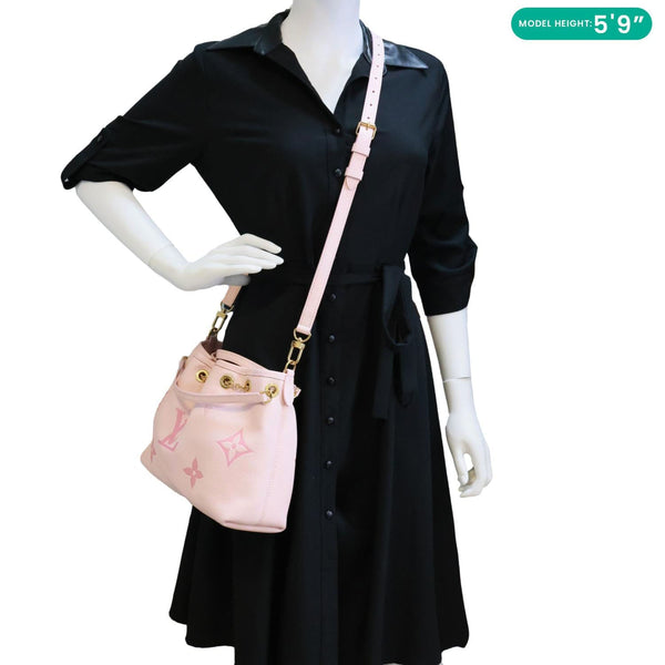 LOUIS VUITTON Summer Bundle Giant Monogram Empreinte Leather Crossbody Bag Pink