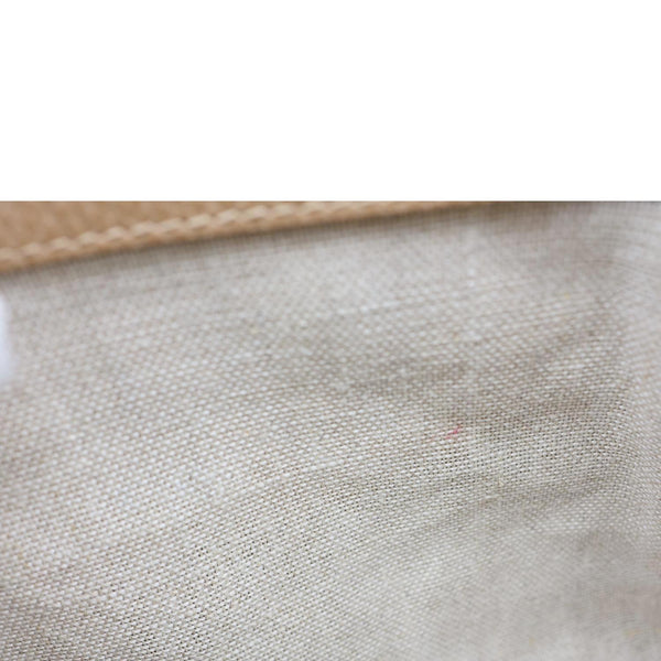 GUCCI Interlocking G Dollar Calfskin Leather Crossbody Bag Beige 510302