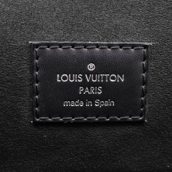 LOUIS VUITTON Cluny MM Epi Leather Top Handle Shoulder Bag Black