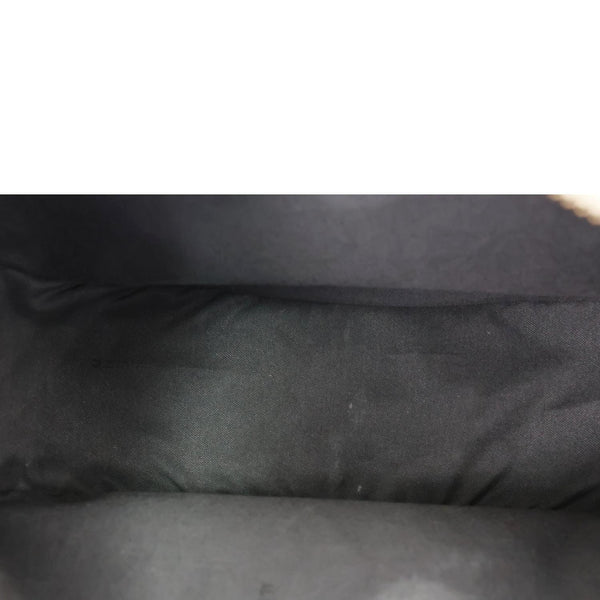 FENDI Fendigraphy Small Leather Hobo Bag Off White