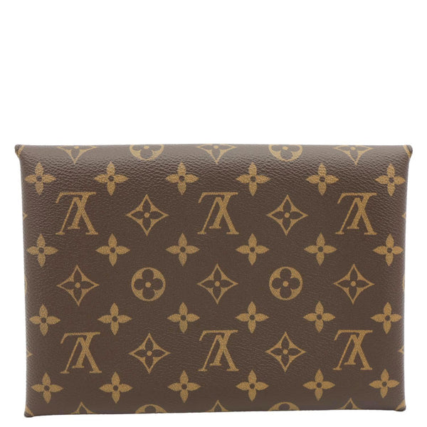 LOUIS VUITTON Kirigami Pochette Large Monogram Canvas Clutch Brown