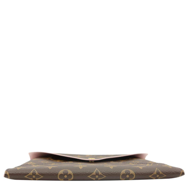 LOUIS VUITTON Kirigami Pochette Large Monogram Canvas Clutch Brown