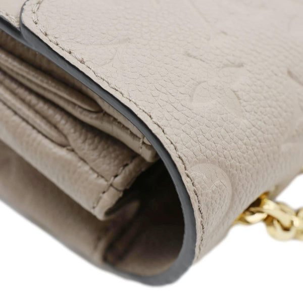 LOUIS VUITTON Marceau Monogram Empreinte Leather Shoulder Bag Beige