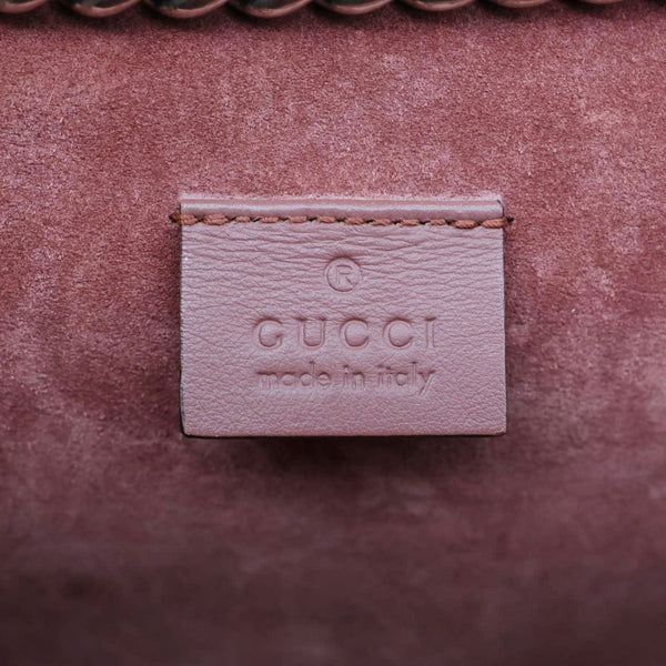 GUCCI Dionysus Small Blooms GG Supreme Canvas Shoulder Bag Beige 400249