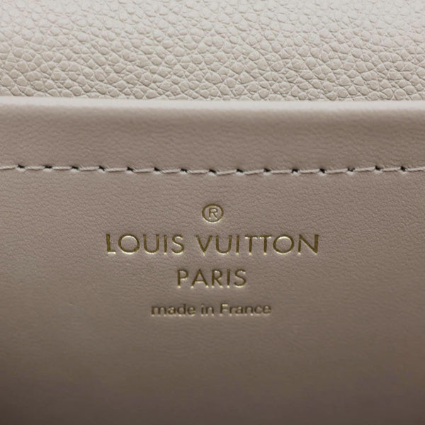 LOUIS VUITTON Marceau Monogram Empreinte Leather Shoulder Bag Beige