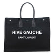 YVES SAINT LAURENT Rive Gauche Leather Tote Bag Black