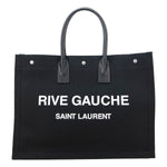 YVES SAINT LAURENT Rive Gauche Leather Tote Bag Black