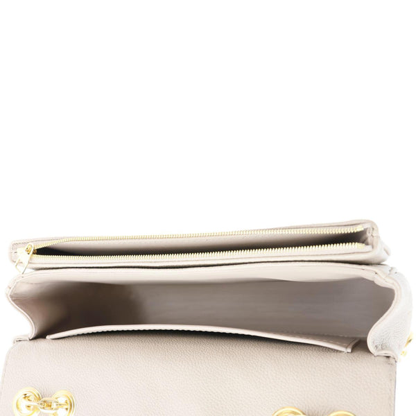 LOUIS VUITTON Marceau Monogram Empreinte Leather Shoulder Bag Beige