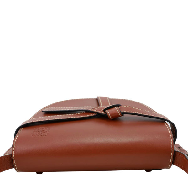 LOEWE Gate Leather Shoulder Bag Brown