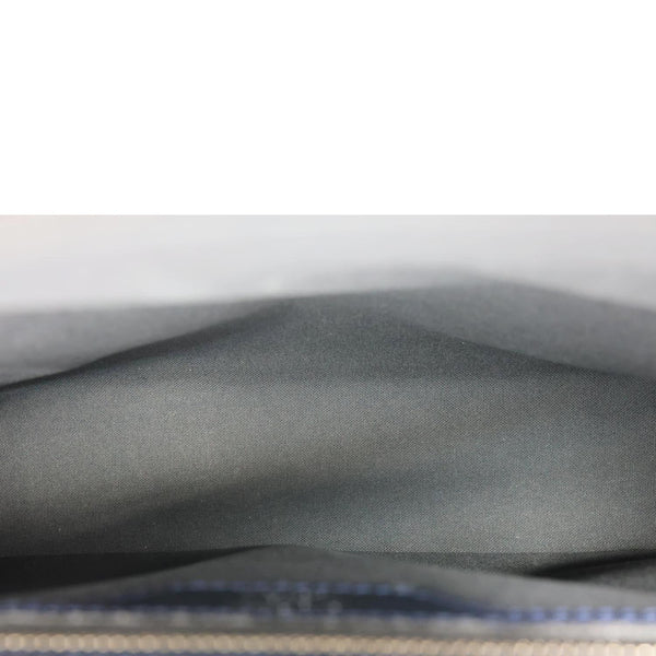 LOUIS VUITTON Roman Taiga Leather Shoulder Bag Black