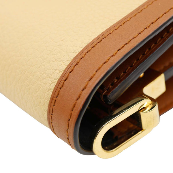 LOUIS VUITTON Dauphine Taurillon Leather Shoulder Bag Cream