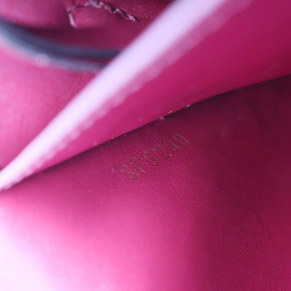 LOUIS VUITTON Flore Monogram Canvas Chain Wallet Fuchsia