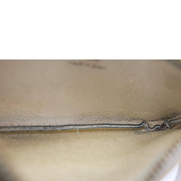 LOUIS VUITTON Damier Azur Key Coin Pouch White