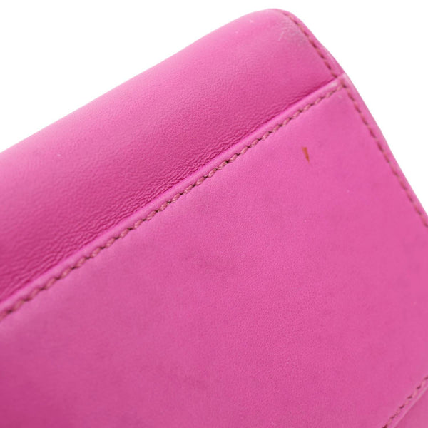 FENDI Peekaboo ISEEU Leather Satchel Bag Pink