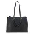 LOUIS VUITTON Onthego MM Giant Monogram Empreinte Shoulder Bag Black