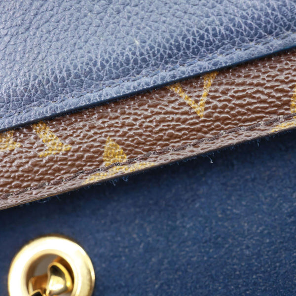 LOUIS VUITTON Victoire Monogram Canvas Chain Shoulder Bag Marin