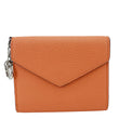 CHRISTIAN DIOR Diorissimo Envelope Compact Wallet Orange
