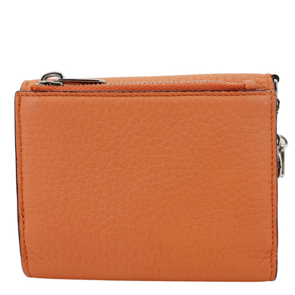 CHRISTIAN DIOR Diorissimo Envelope Compact Wallet Orange