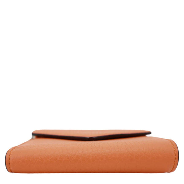 CHRISTIAN DIOR Diorissimo Envelope Compact Wallet Orange