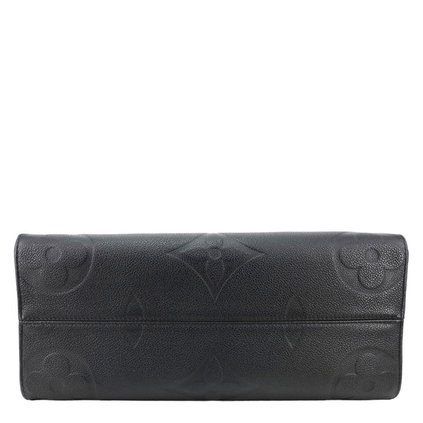 LOUIS VUITTON Onthego MM Giant Monogram Empreinte Shoulder Bag Black