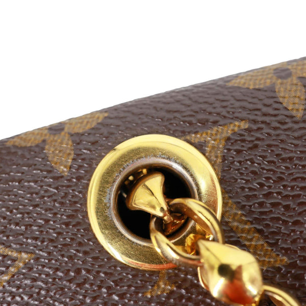 LOUIS VUITTON Victoire Monogram Canvas Chain Shoulder Bag Marin