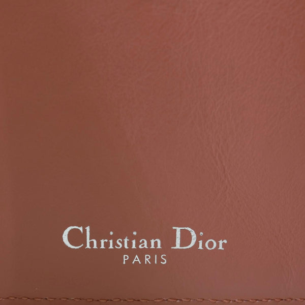 CHRISTIAN DIOR Diorissimo Envelope Compact Wallet Orange