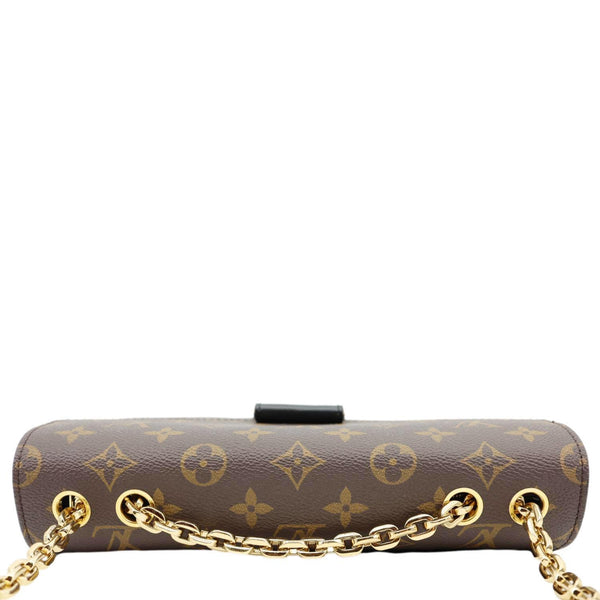 LOUIS VUITTON Marceau Monogram Canvas Chain Shoulder Bag Black