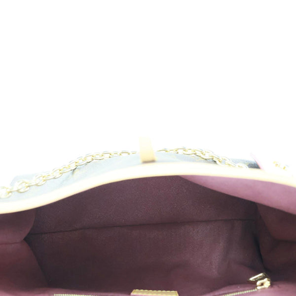 LOUIS VUITTON Carryall BB Monogram Canvas Shoulder Bag Brown