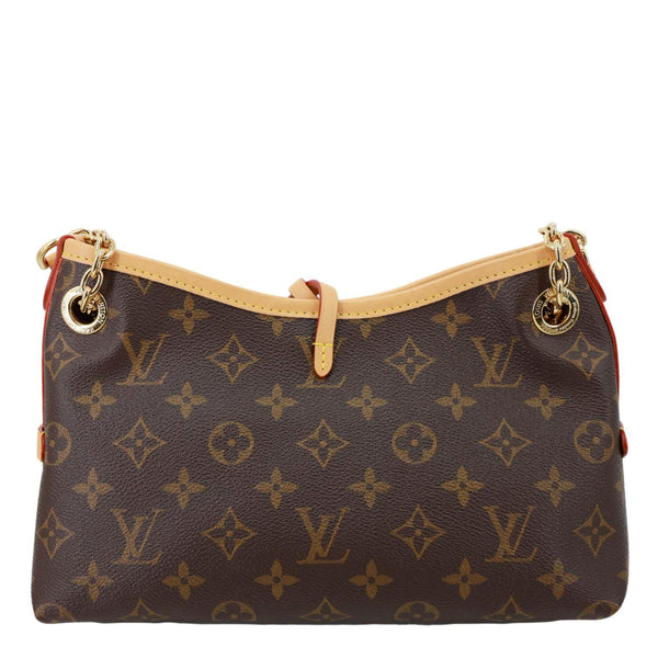 LOUIS VUITTON Carryall BB Monogram Canvas Shoulder Bag Brown