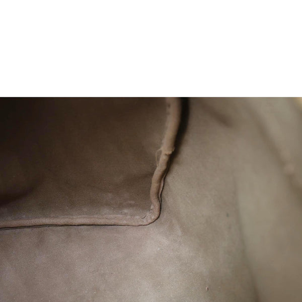 LOUIS VUITTON Speedy 35 Monogram Canvas Satchel Bag Brown