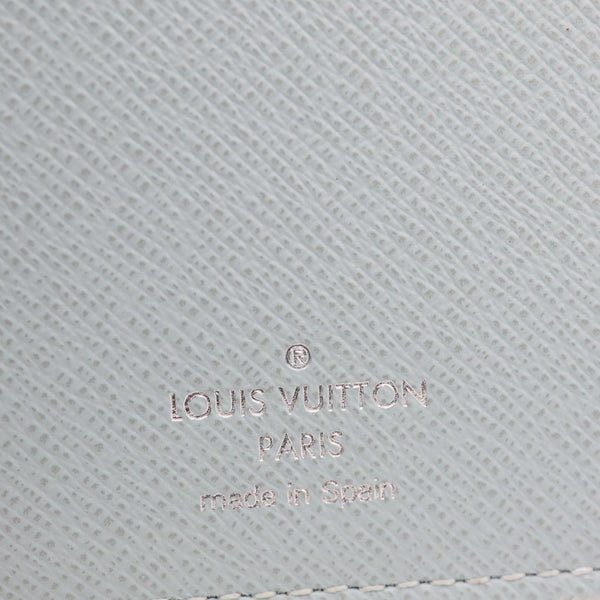 LOUIS VUITTON Brazza Monogram Aquagarden Canvas Wallet Light Blue