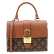 LOUIS VUITTON Locky BB Monogram Canvas Shoulder Bag Brown