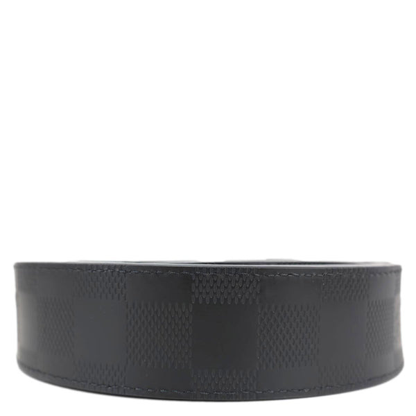 LOUIS VUITTON Damier Infini Belt Black Size 110/44