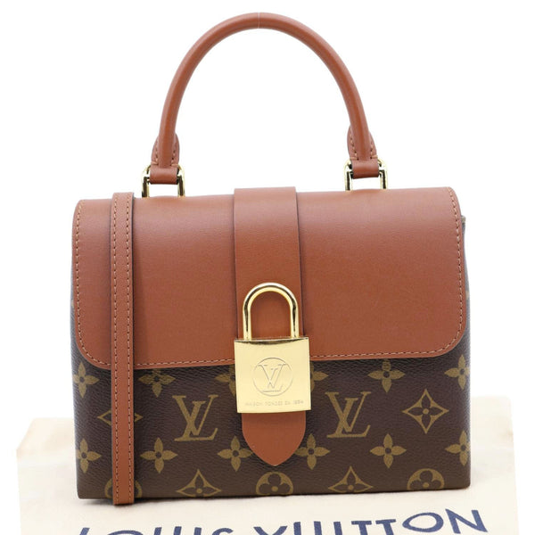 LOUIS VUITTON Locky BB Monogram Canvas Shoulder Bag Brown