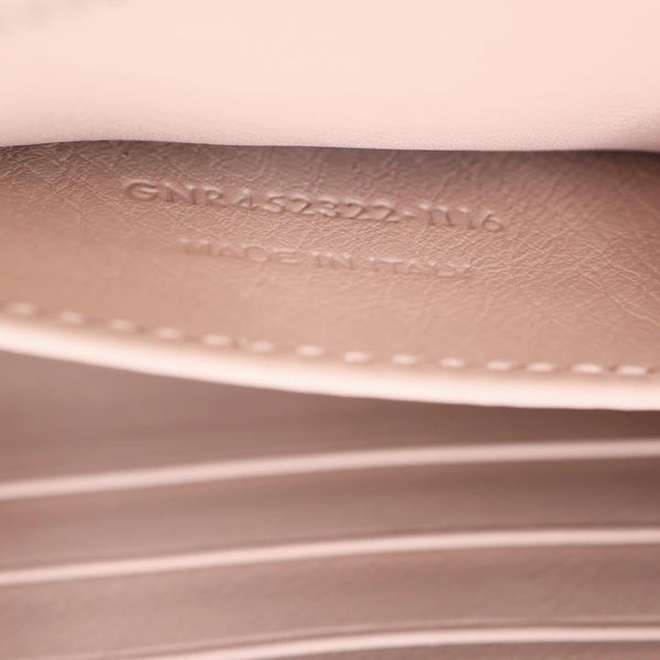 YVES SAINT LAURENT Monogram Cabas Toy Calfskin Leather Crossbody Bag Pink