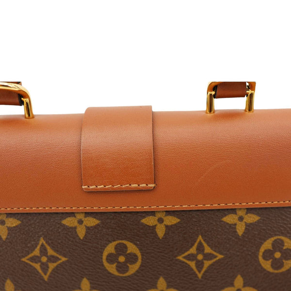 LOUIS VUITTON Locky BB Monogram Canvas Shoulder Bag Brown